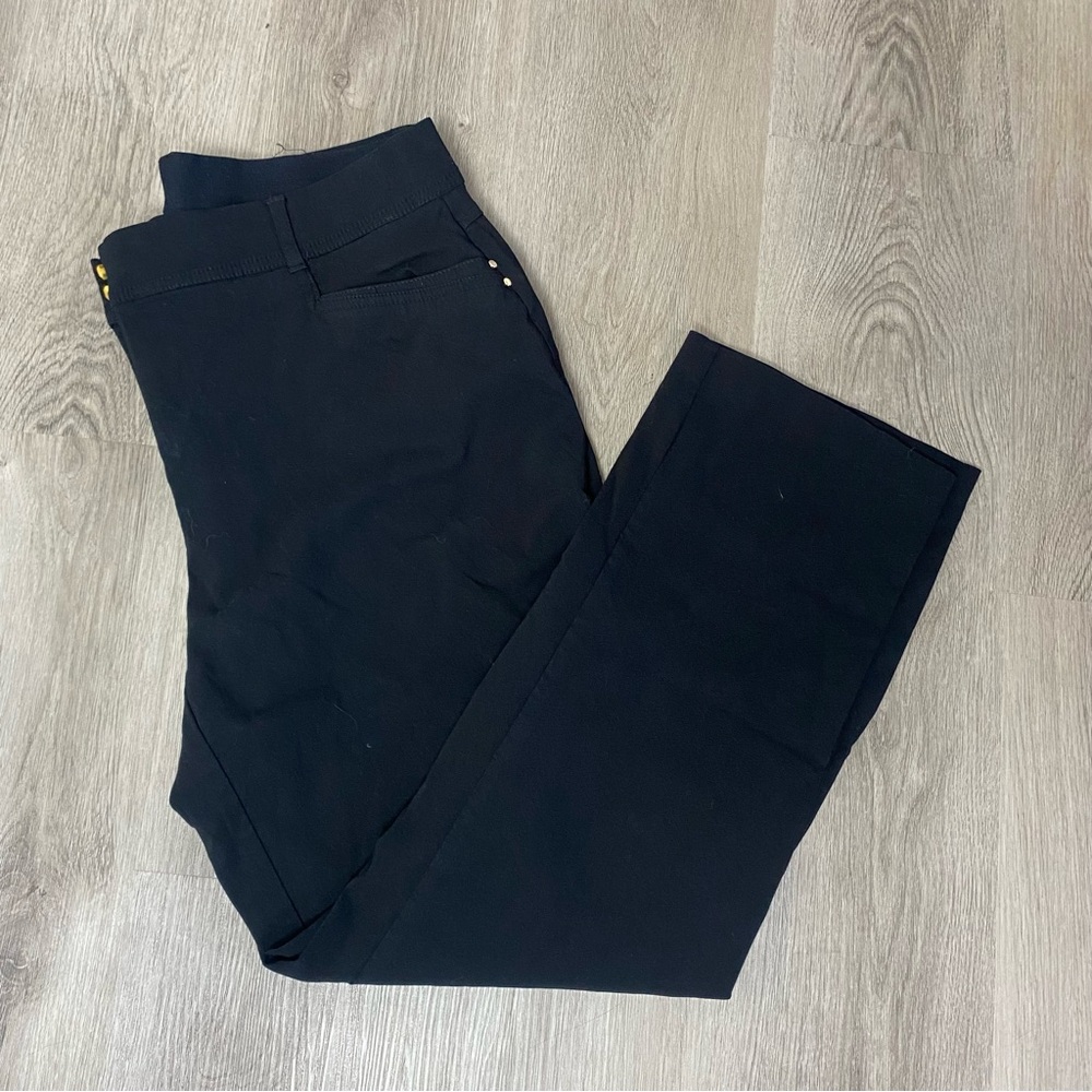 JM Collection Black Trousers Women’s 16WP - Picture 3 of 7